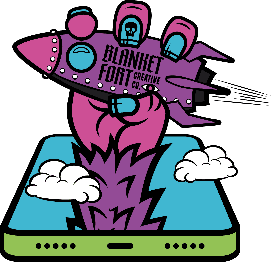 Phone yeti illustration