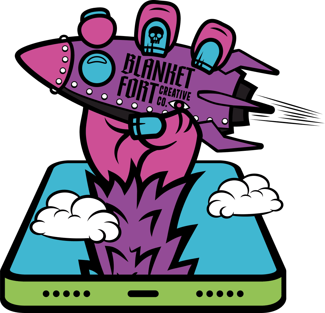 Phone yeti illustration